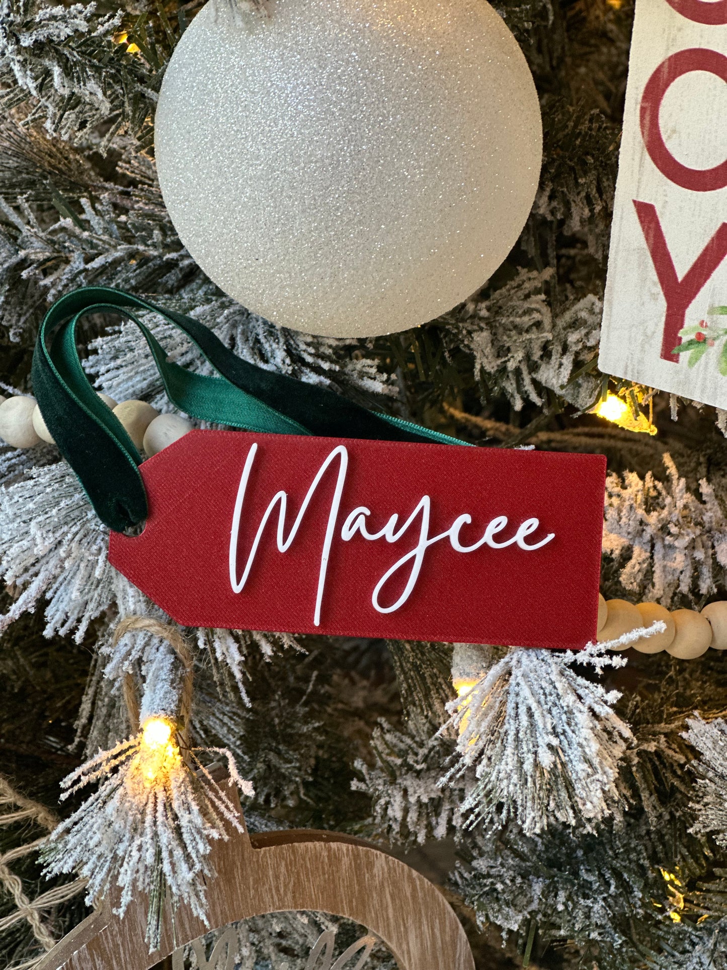 Wild Finds Custom Classic Stocking Tags