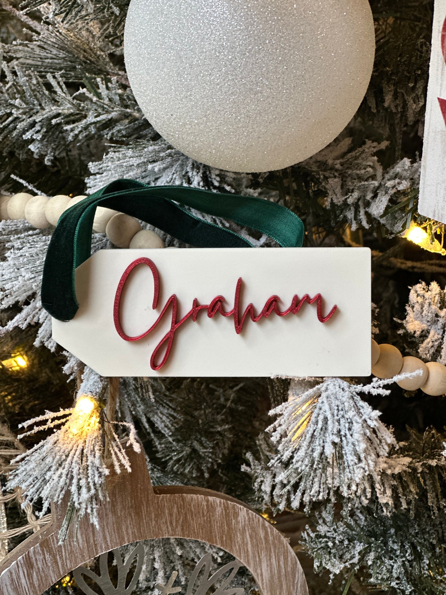 Wild Finds Custom Classic Stocking Tags