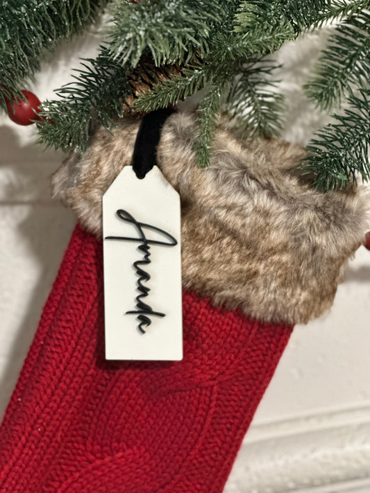 Wild Finds Custom Classic Stocking Tags