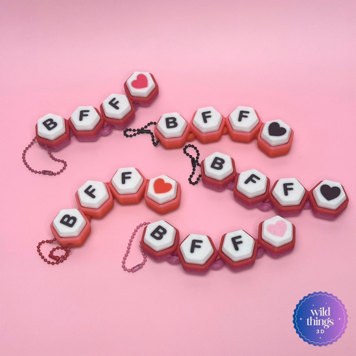 BFF Friendship Keychain | Clicker Keychain